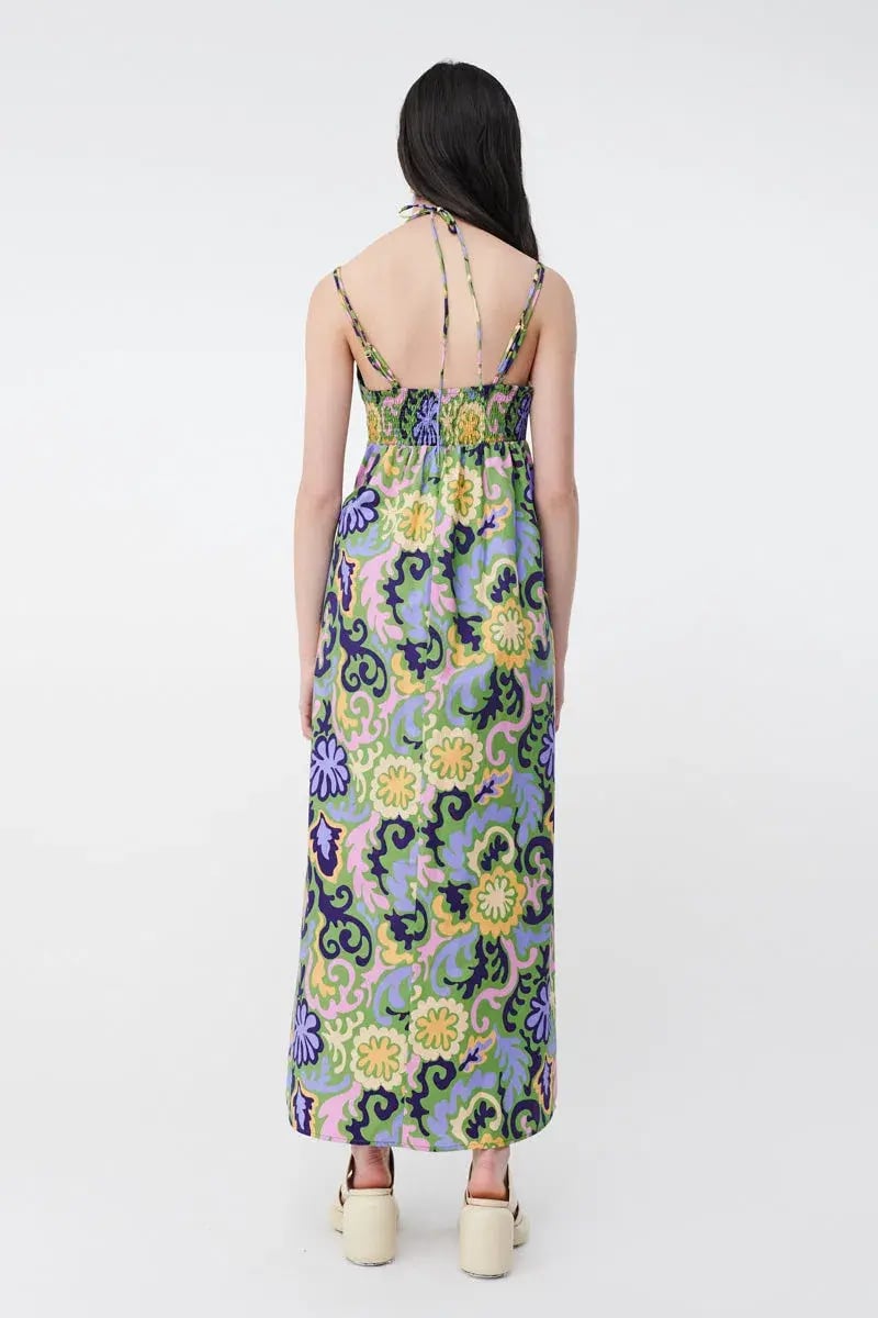 Suboo Print Henri Strappy Cutout Maxi Dress Multi-colored Size S / AU 8 photo 4