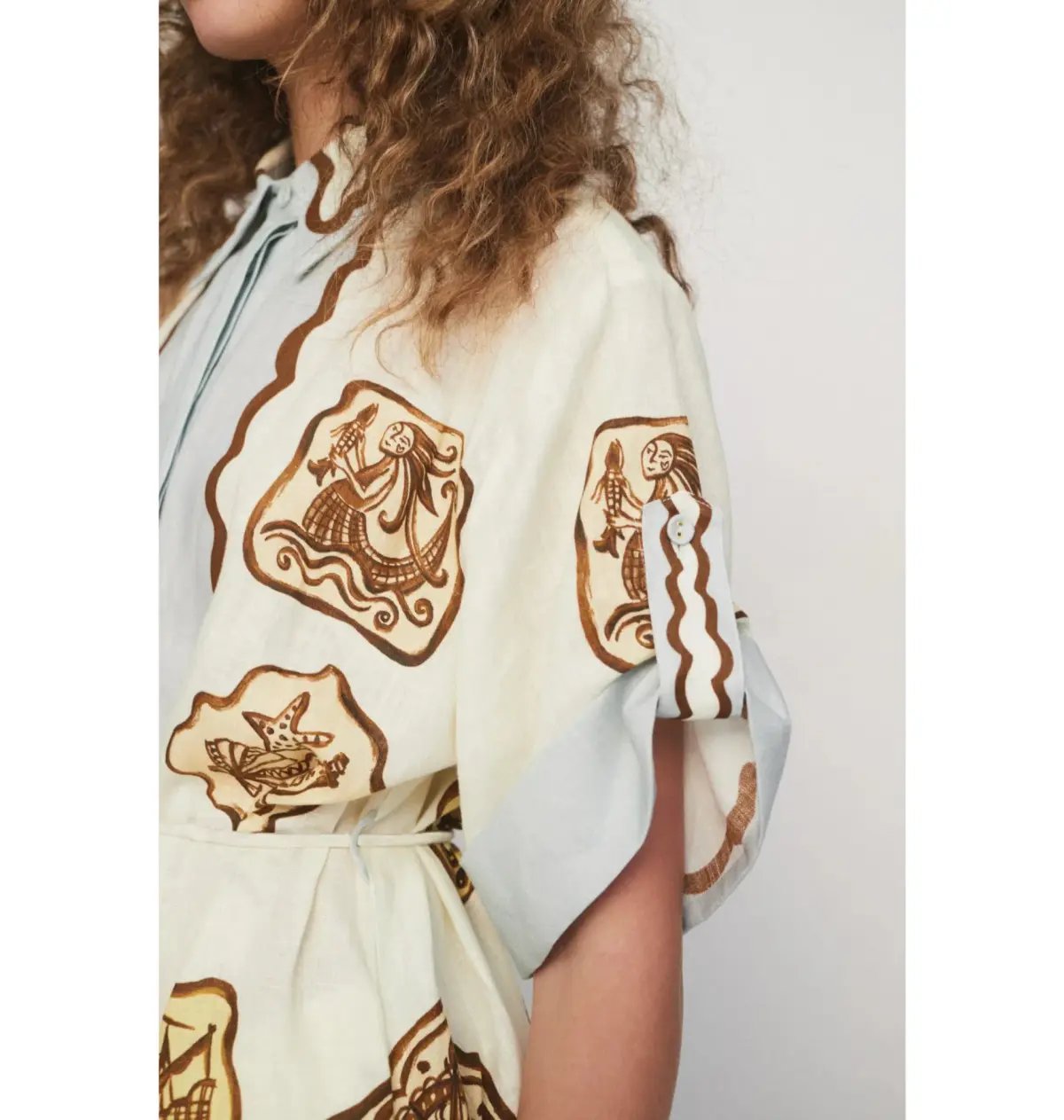 Alemais Relic Shirtdress Print Size AU 14 photo 2