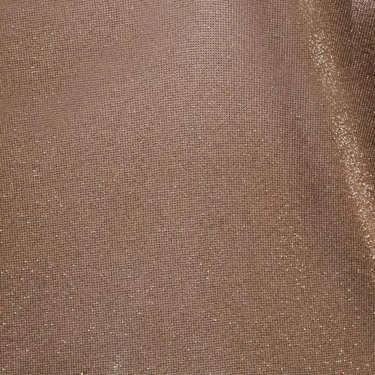 Gucci Lurex Knit V-Neck Sweater in Gold Size 10 photo 3