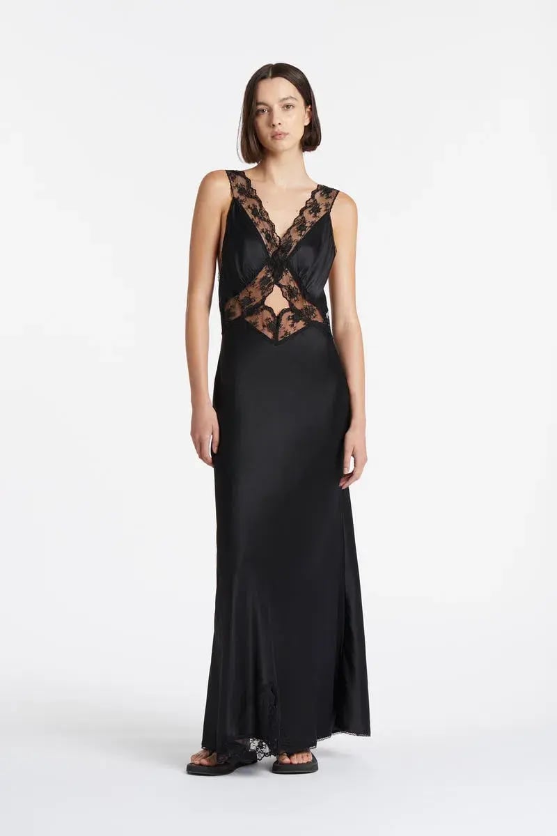Sir The Label Aries Cutout Dress Black Size 8 photo 2