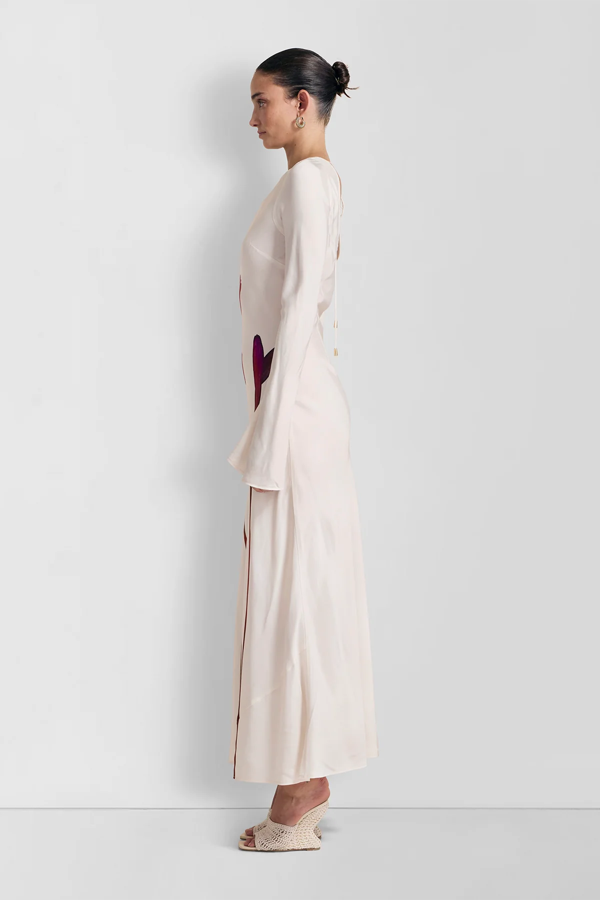 THE WOLF GANG THEA MAXI DRESS - PORCELAIN photo 4
