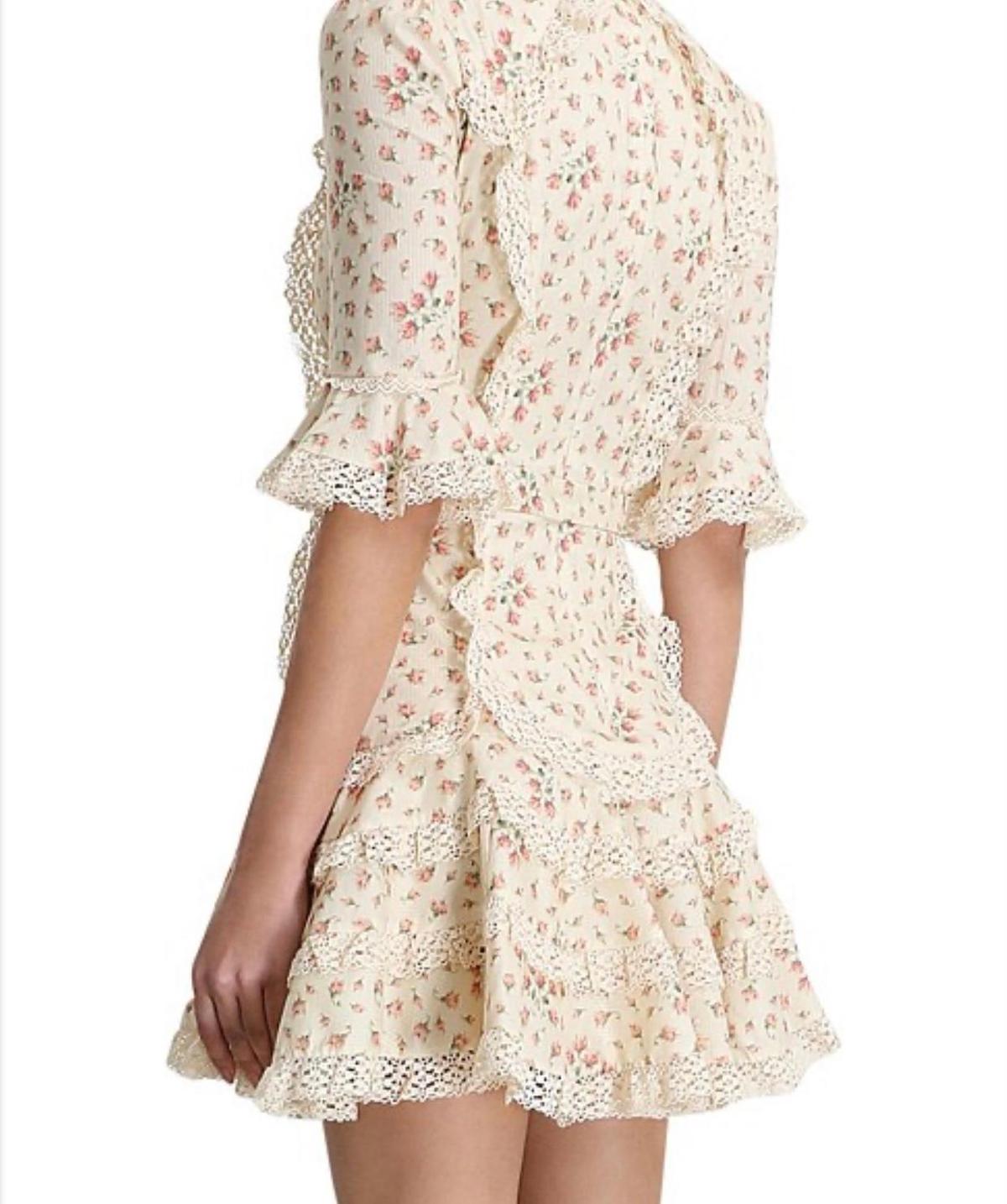 ZIMMERMAN FREJA TRIM FLUTTER DRESS photo 2