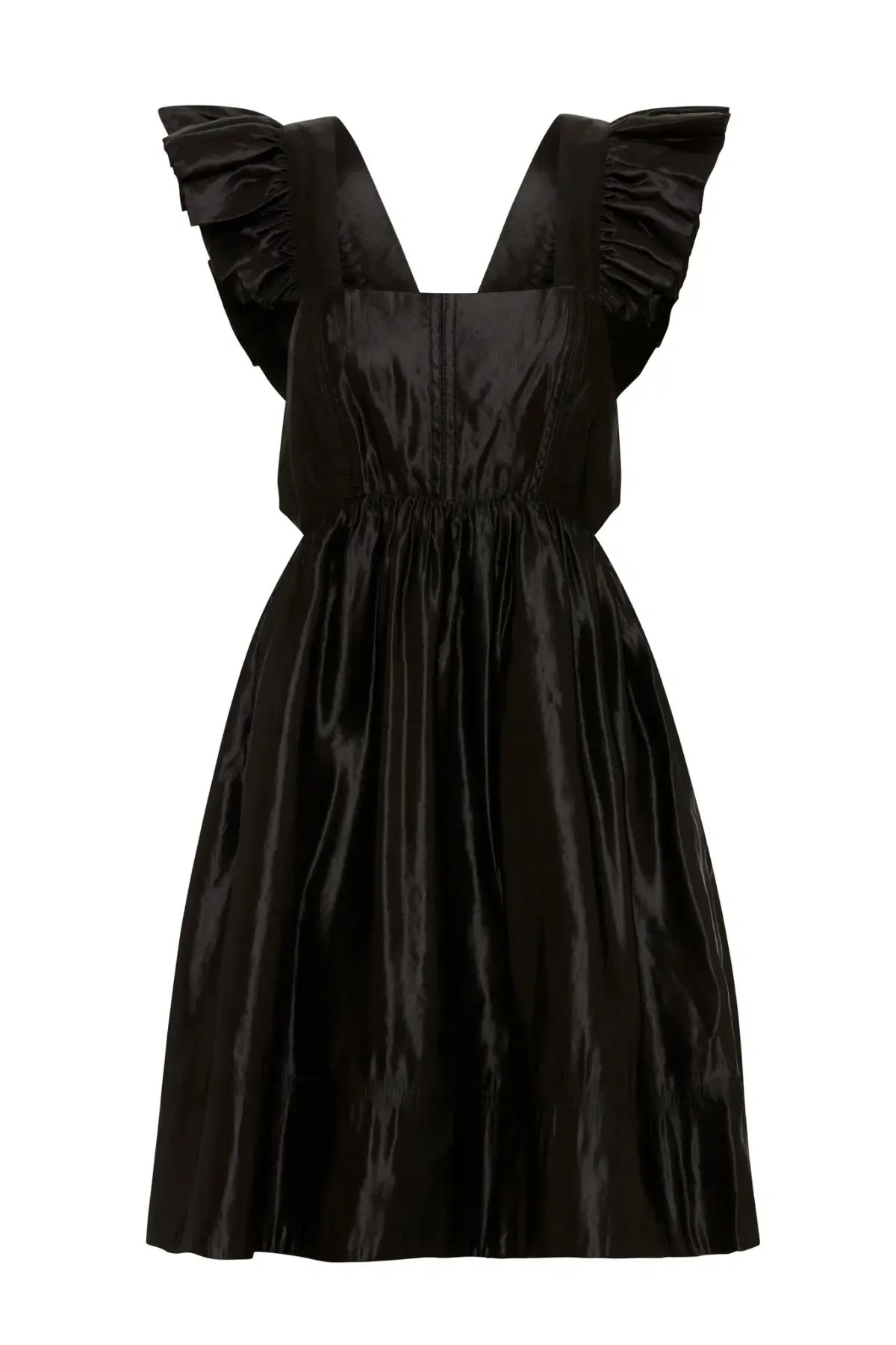 Aje Gazelle Mini Dress Black Size 14 photo 5