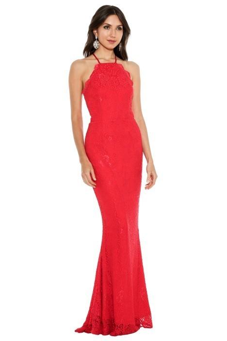 Elle Zeitoune Red Lace Lori Dress size 12 photo 2
