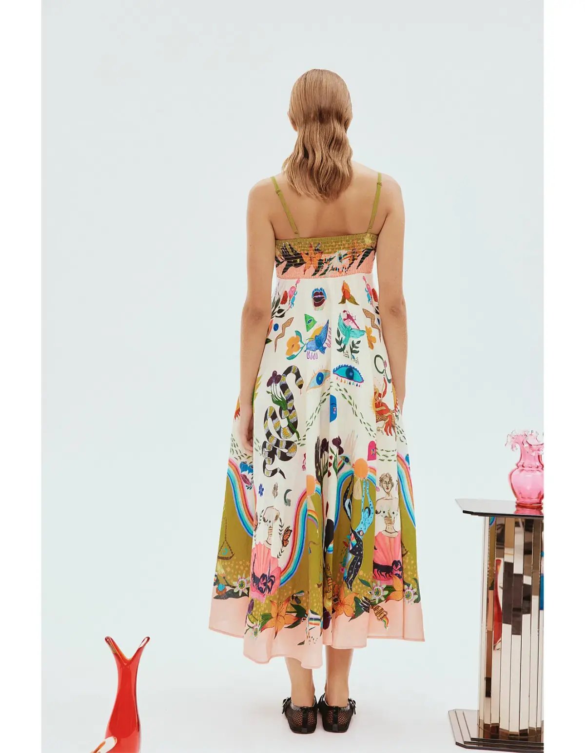 Alemais Evergreen Sundress in Multi Size AU 8 photo 4