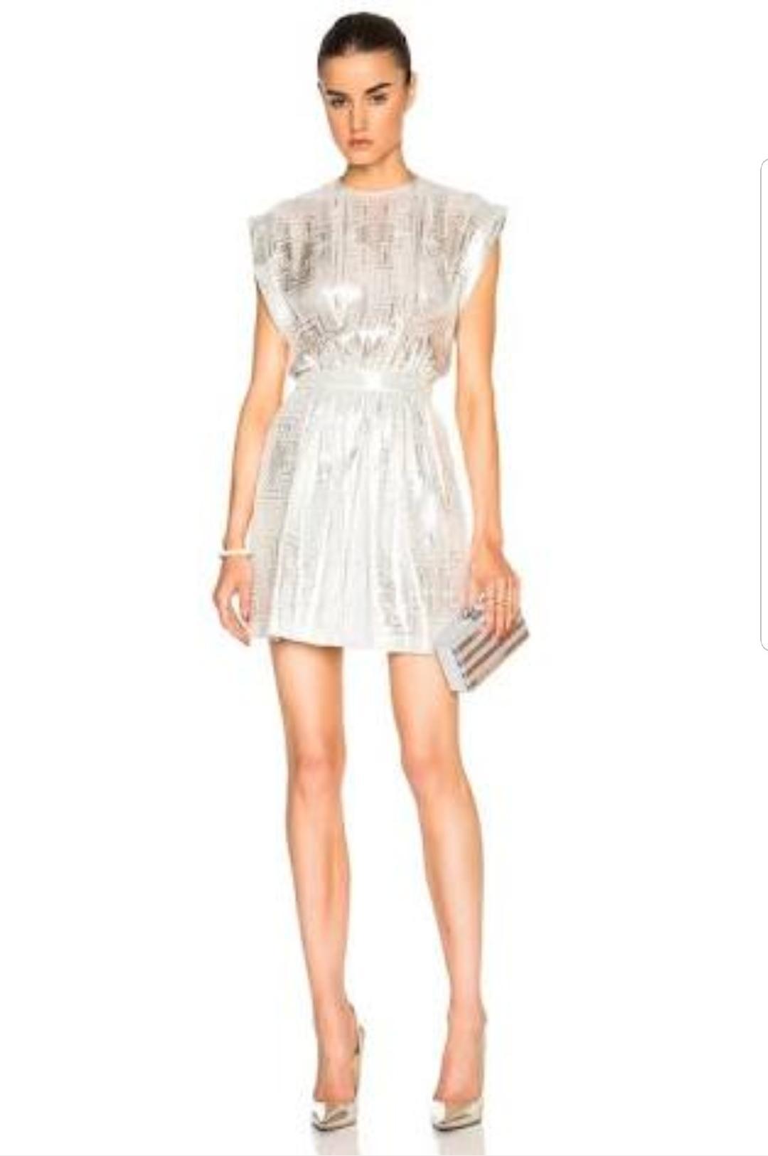 Sass & Bide Sega Sega Dress in Metallic Silver size 8 photo 5
