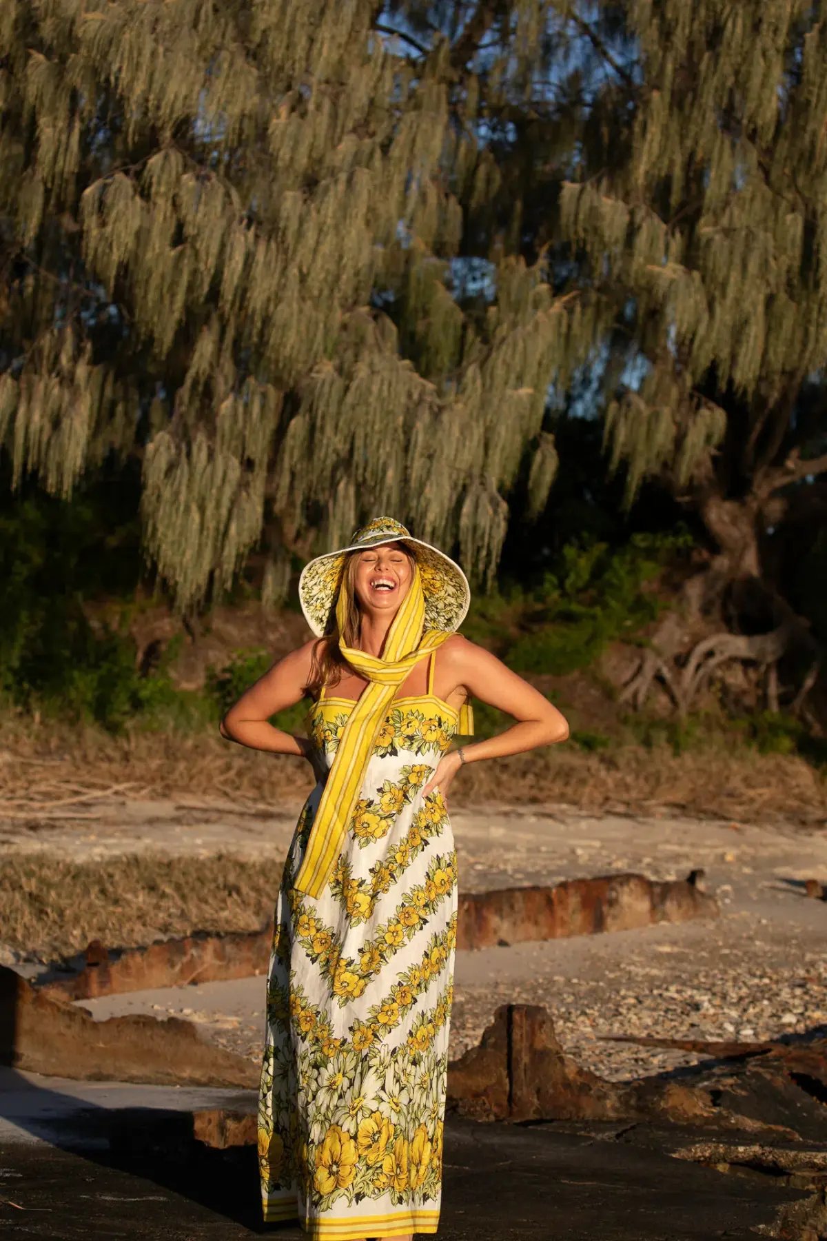 Alemais Gisela Day Dress Floral Size AU 16 photo 4