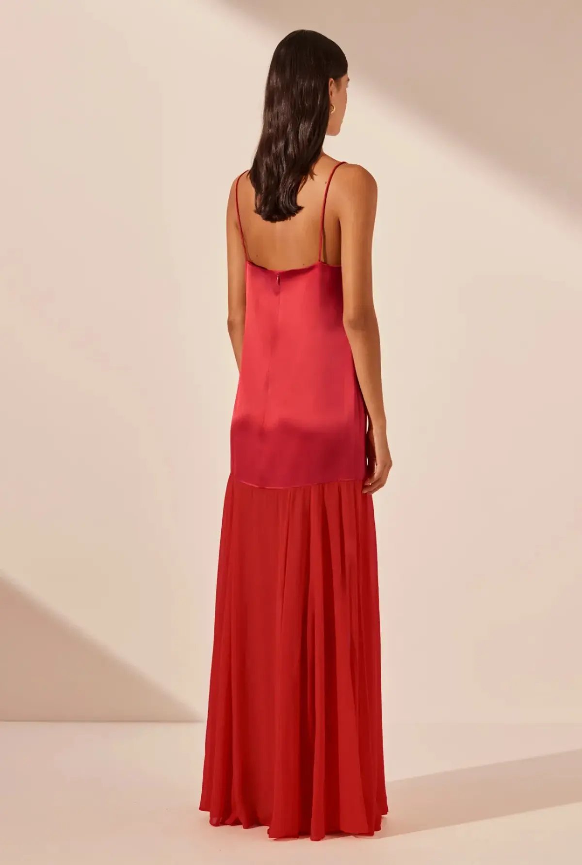 Shona Joy MORAYA dropped waist maxi dress chilli photo 2