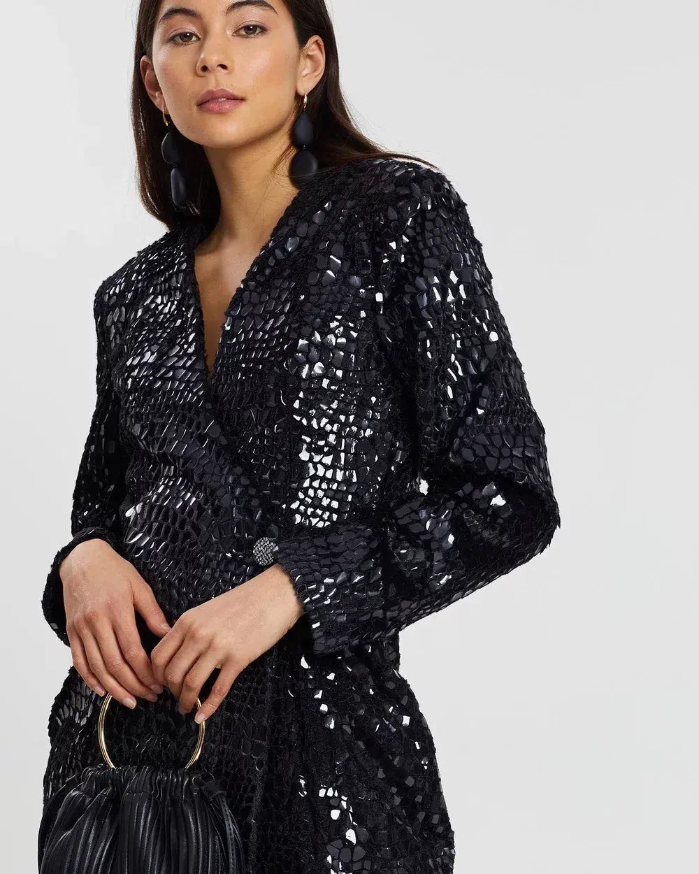 Eliya the Label Victoria Blazer Dress Black Size 10 photo 4