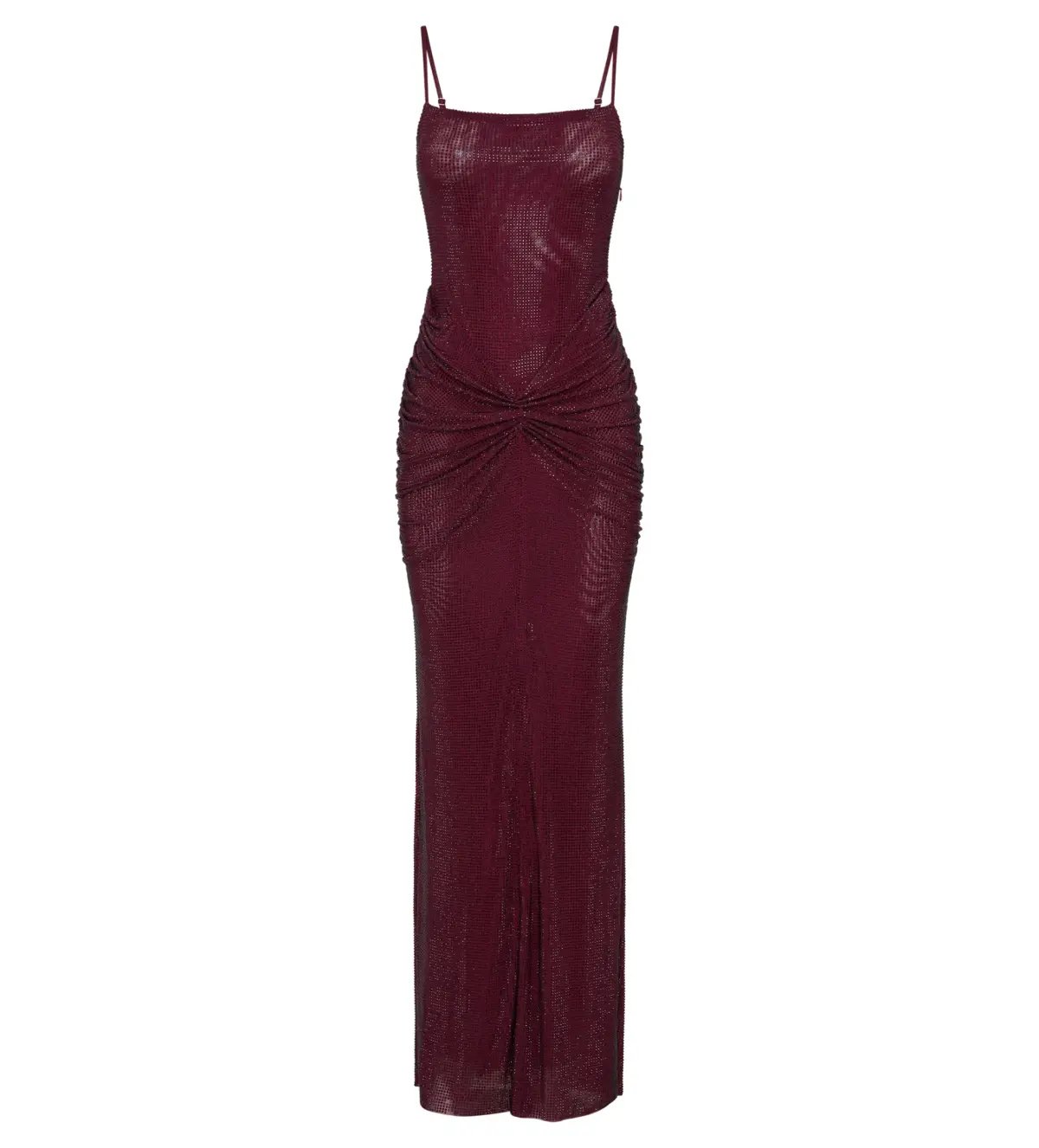 Meshki Roisin Diamante Satin Maxi Dress Mahogany AU 4 photo 6