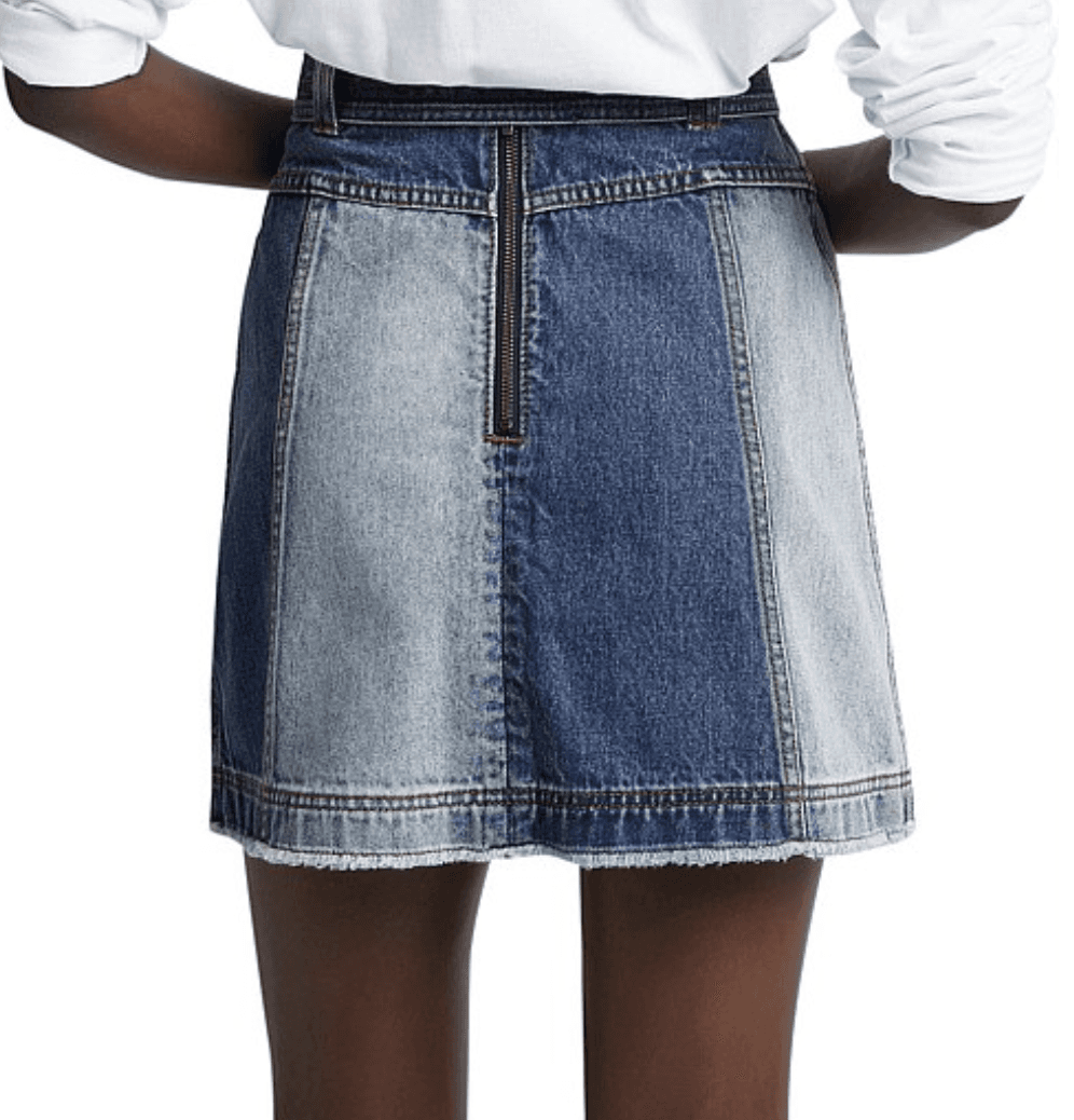 Aje Freecycle Denim Skirt photo 2