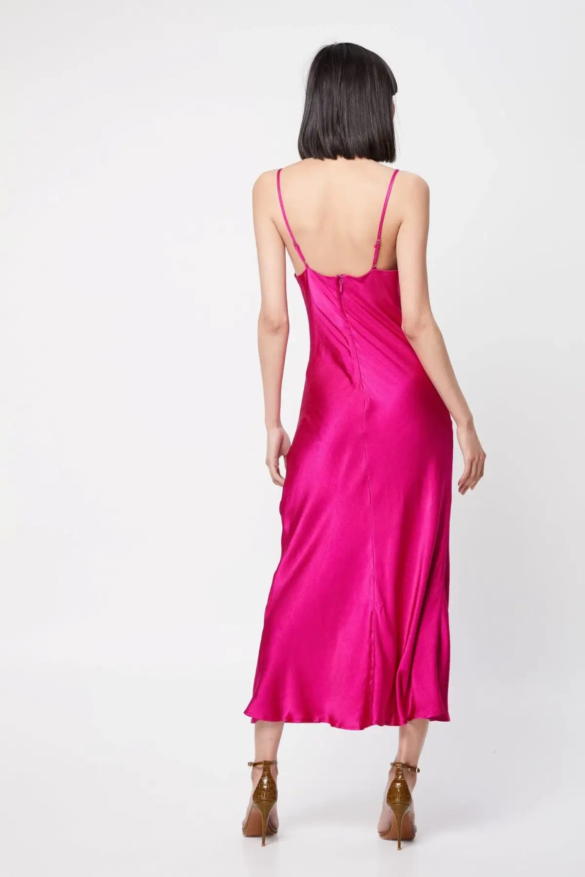 Mossman Electric Paradise Maxi Dress Fuchsia Size 10 photo 3
