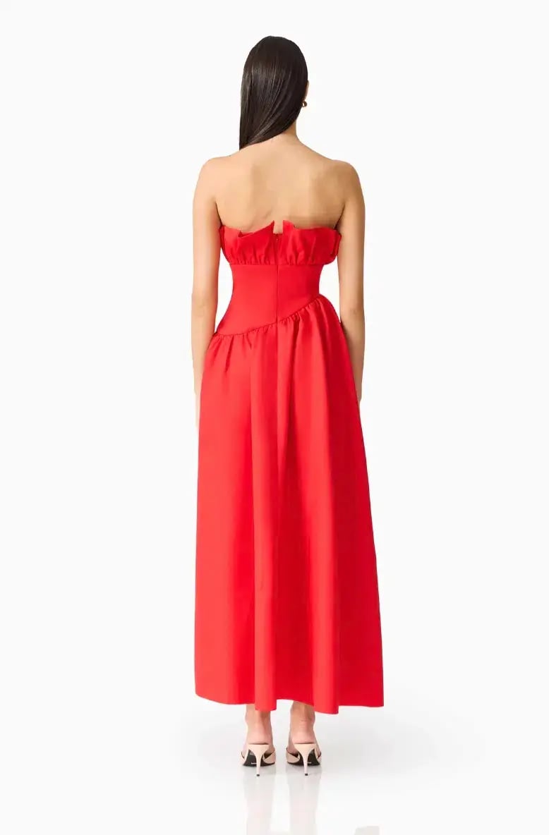 Elliatt Laurel Maxi Dress Red Size S / AU 8 photo 3