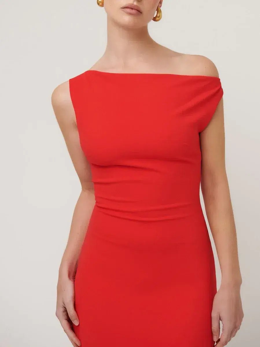 Effie Kats Inaya Gown Cherry Red Size XS / AU 6 photo 2
