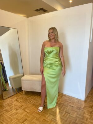 Lia Stublla Monika Gown Light Green photo 2