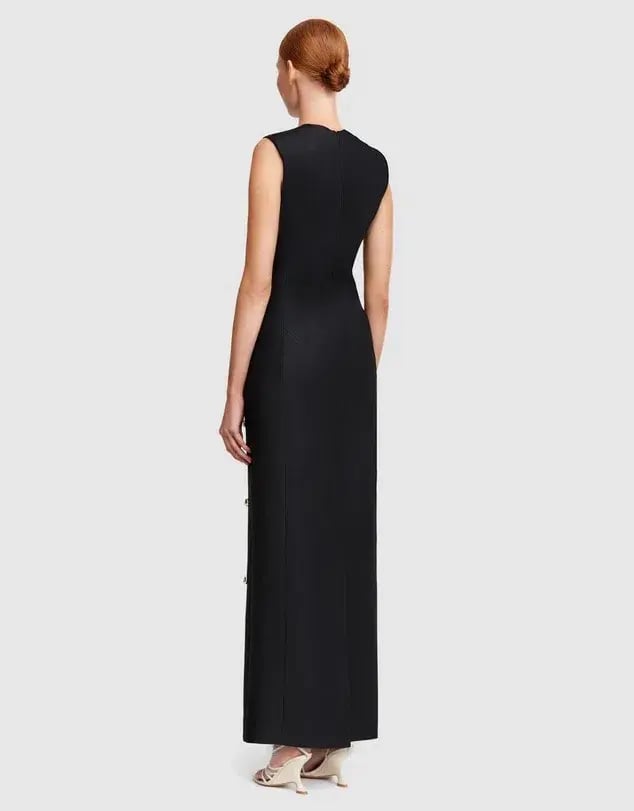 Acler Pattison Maxi Dress in Black Size 10 photo 3