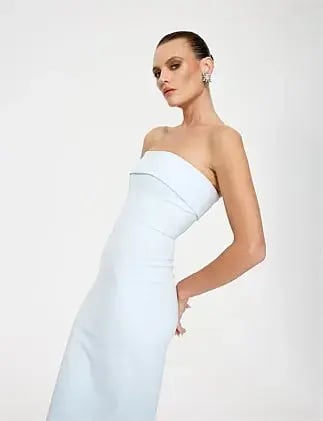 Effie Kats Monroe Gown Ice Blue Size 6/XS photo 5