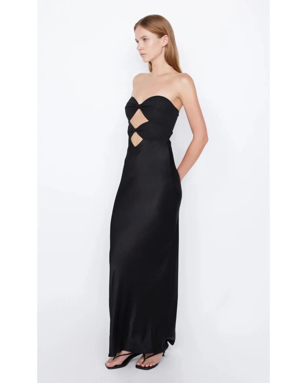 Bec & Bridge Halle Strapless Dress In Black Size S / AU 8 photo 2