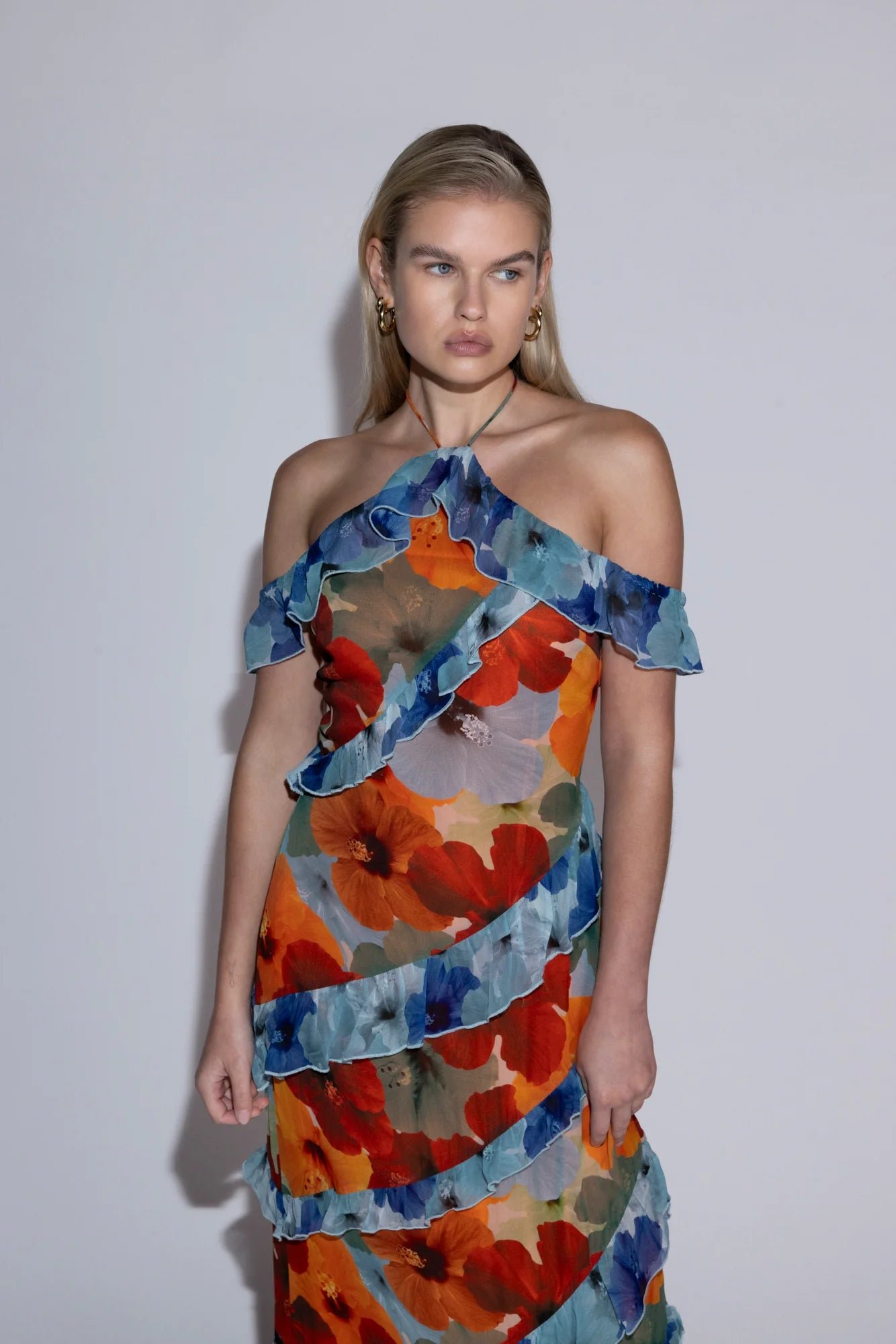 THE WOLF GANG ISOLA MAXI DRESS - FLORAL photo 2
