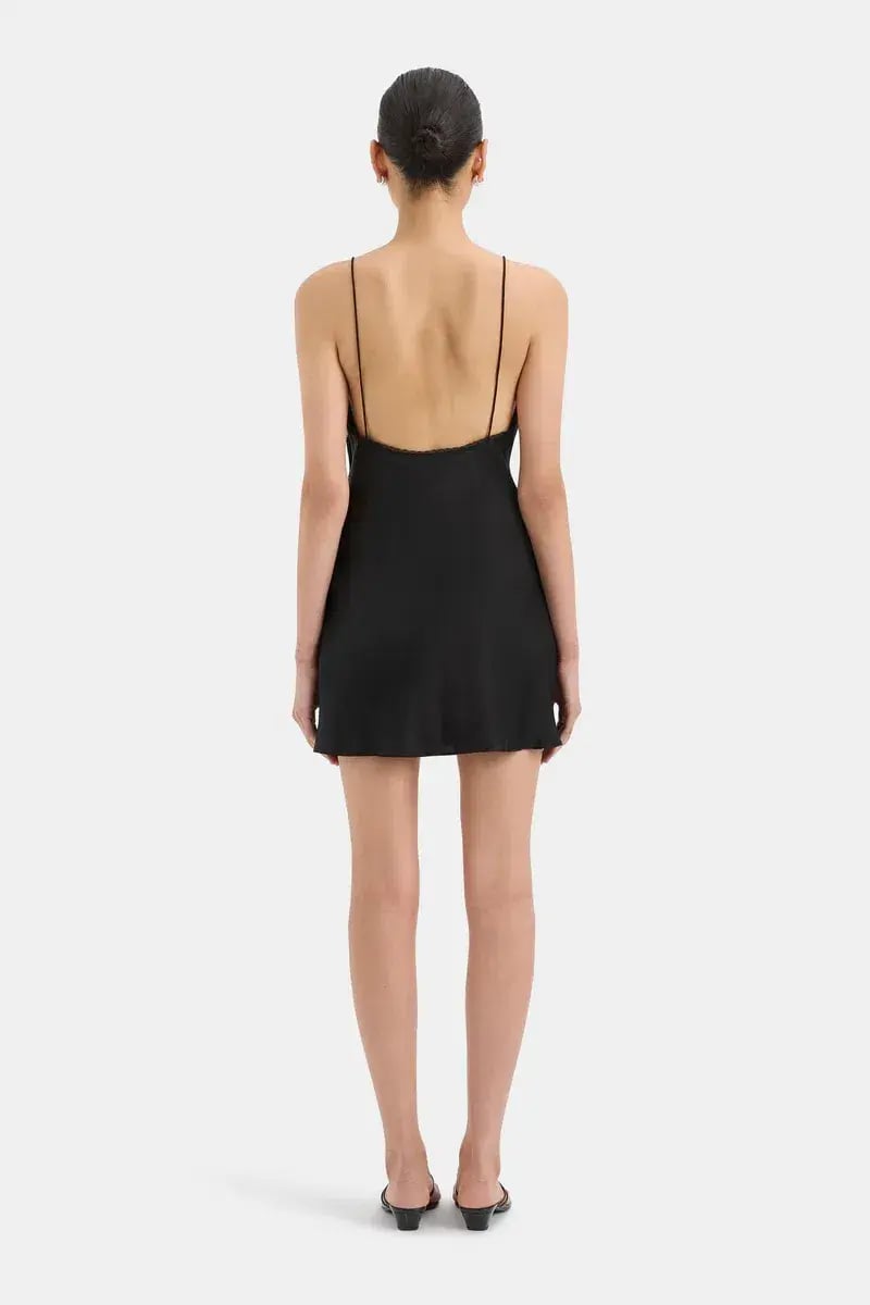Sir the Label Aries Mini Slip Dress Black Size 1 /AU 8 photo 3