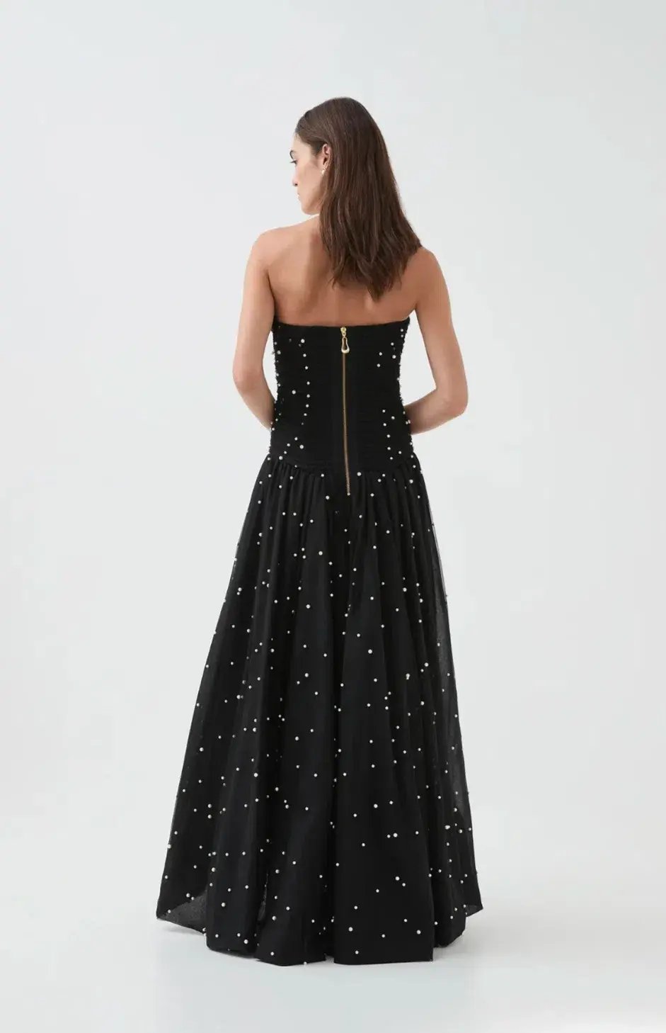 Aje Juniper Gown Black Size 12 photo 5