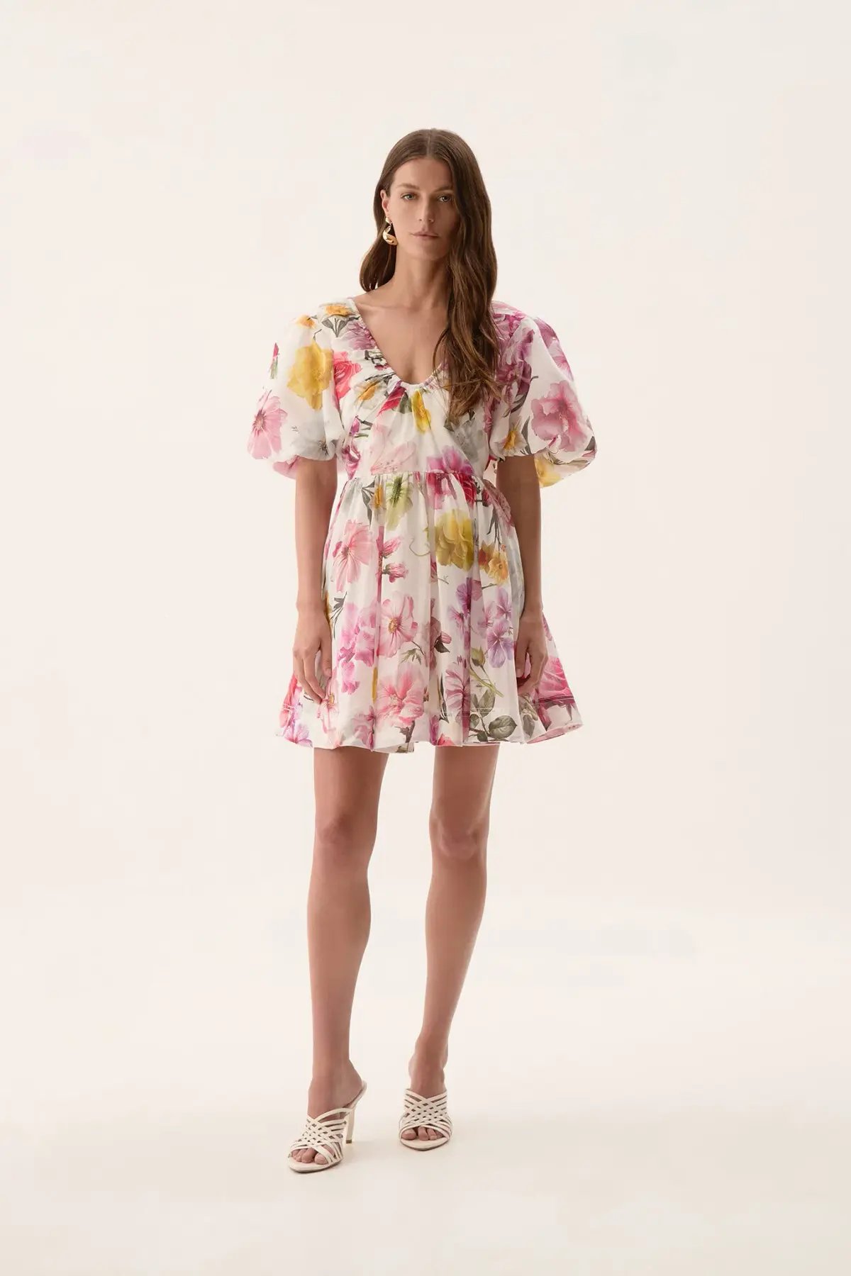 Aje Fleur Mini Dress Collage Floral Size AU 12 photo 5