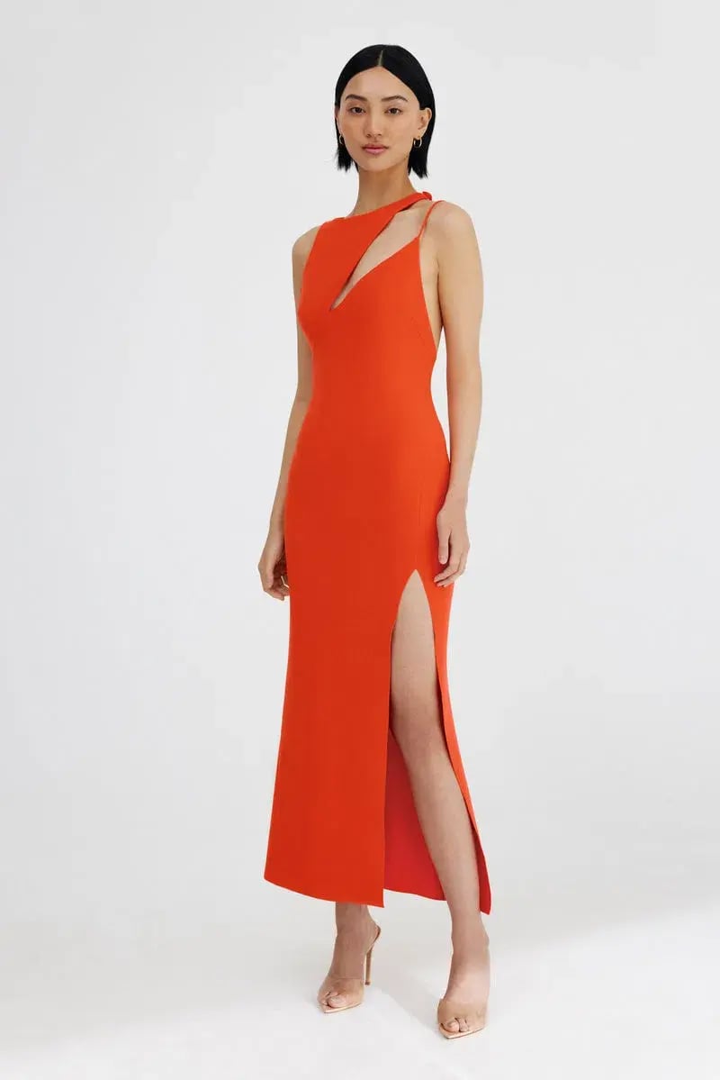 Significant Other Quinn Dress in Rust Red Size 8 photo 2
