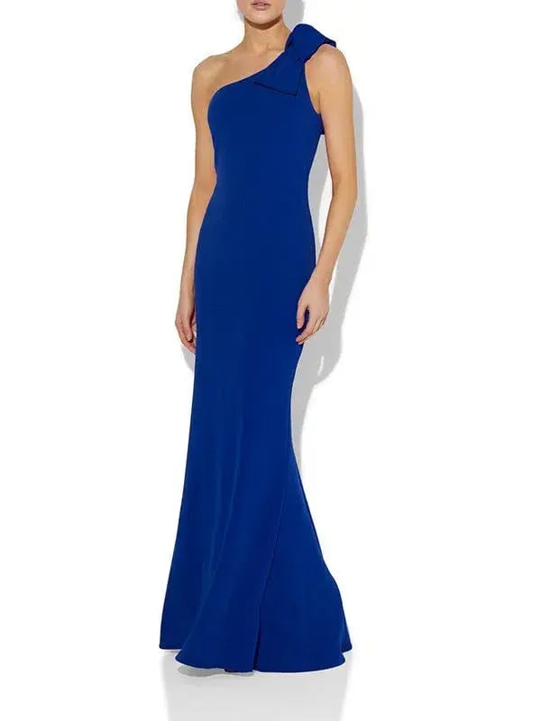 Montique Ren Cobalt Gown Blue Size 12 photo 2