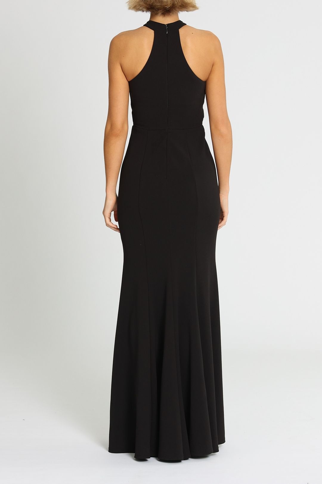 High Neck Scuba Crepe - Black photo 3