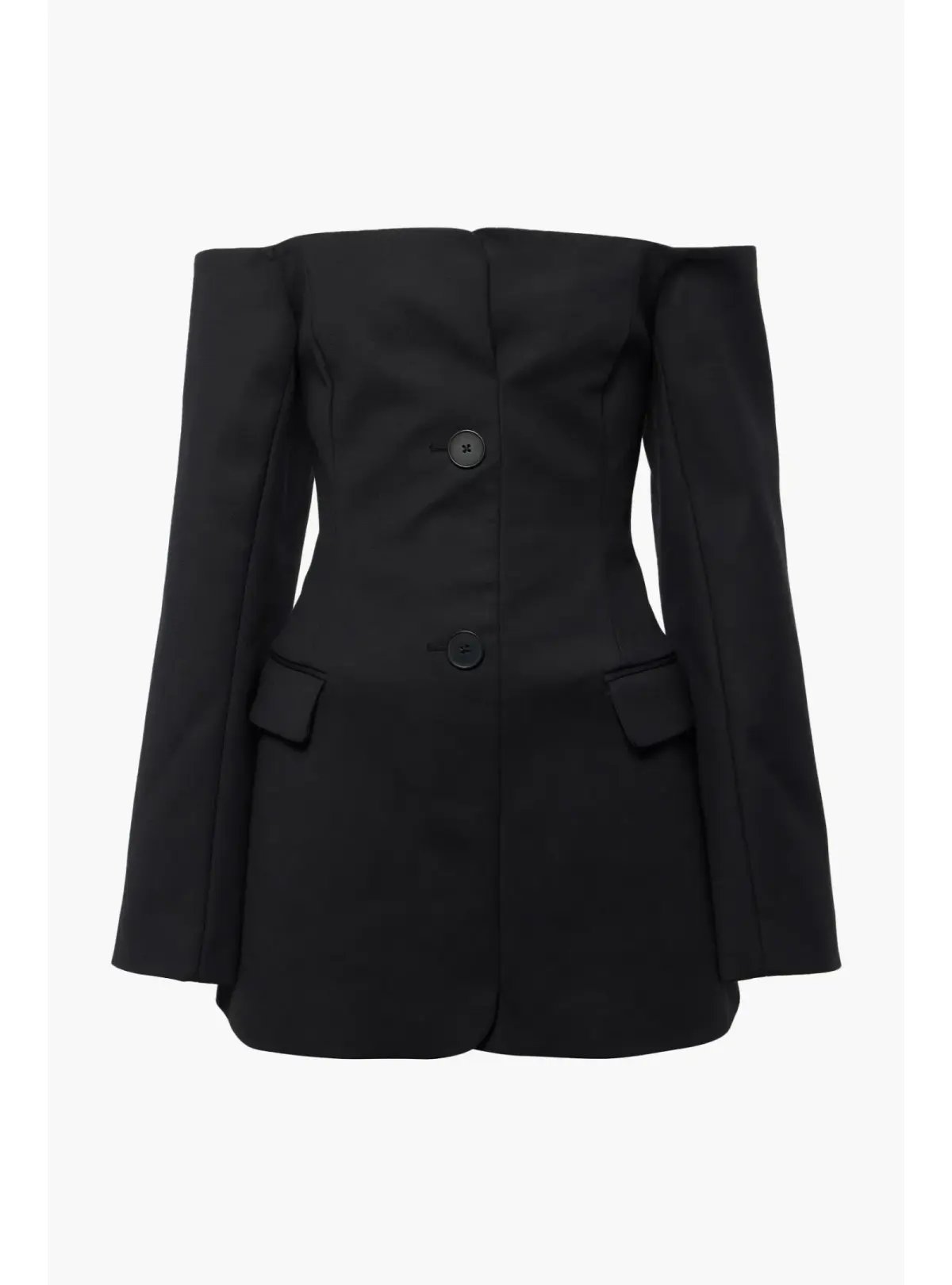 Sir The Label Sandrine Tailored Mini Dress Black Size AU 8 photo 3