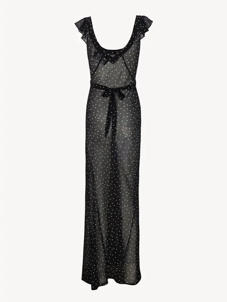 Realisation Par the Lila in Celestial Mesh Polka Dot Maxi Size S photo 4