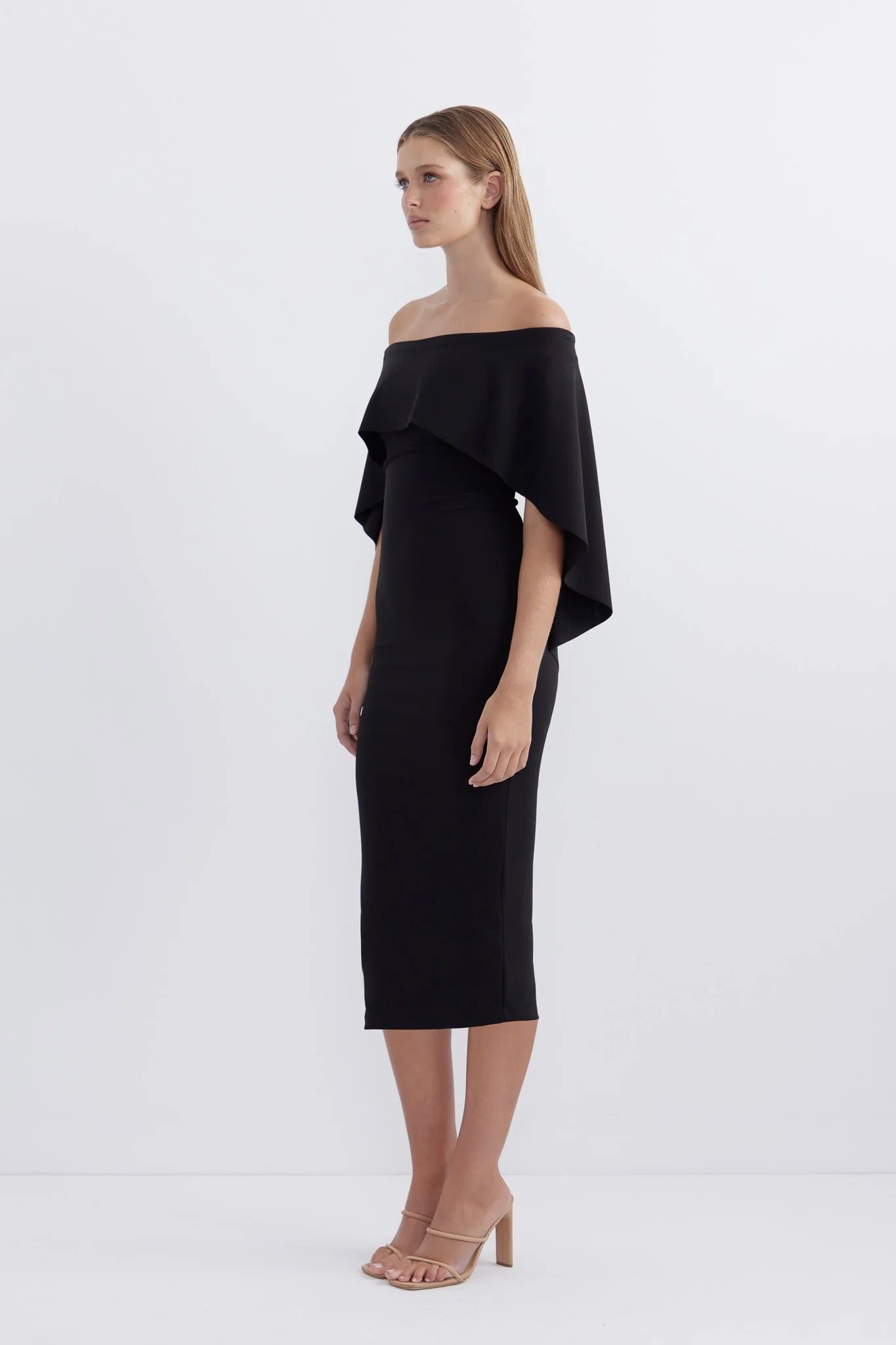 PASDUCHAS COMPOSURE LONG MIDI - BLACK photo 3