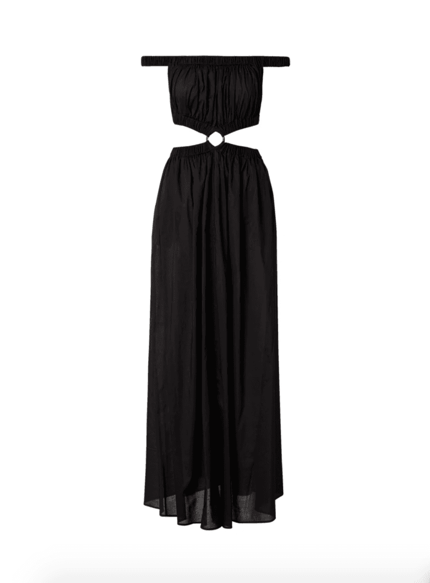 Scanlan Theodore Cotton Voile Ring Dress Black Size S / Au 8 photo 7