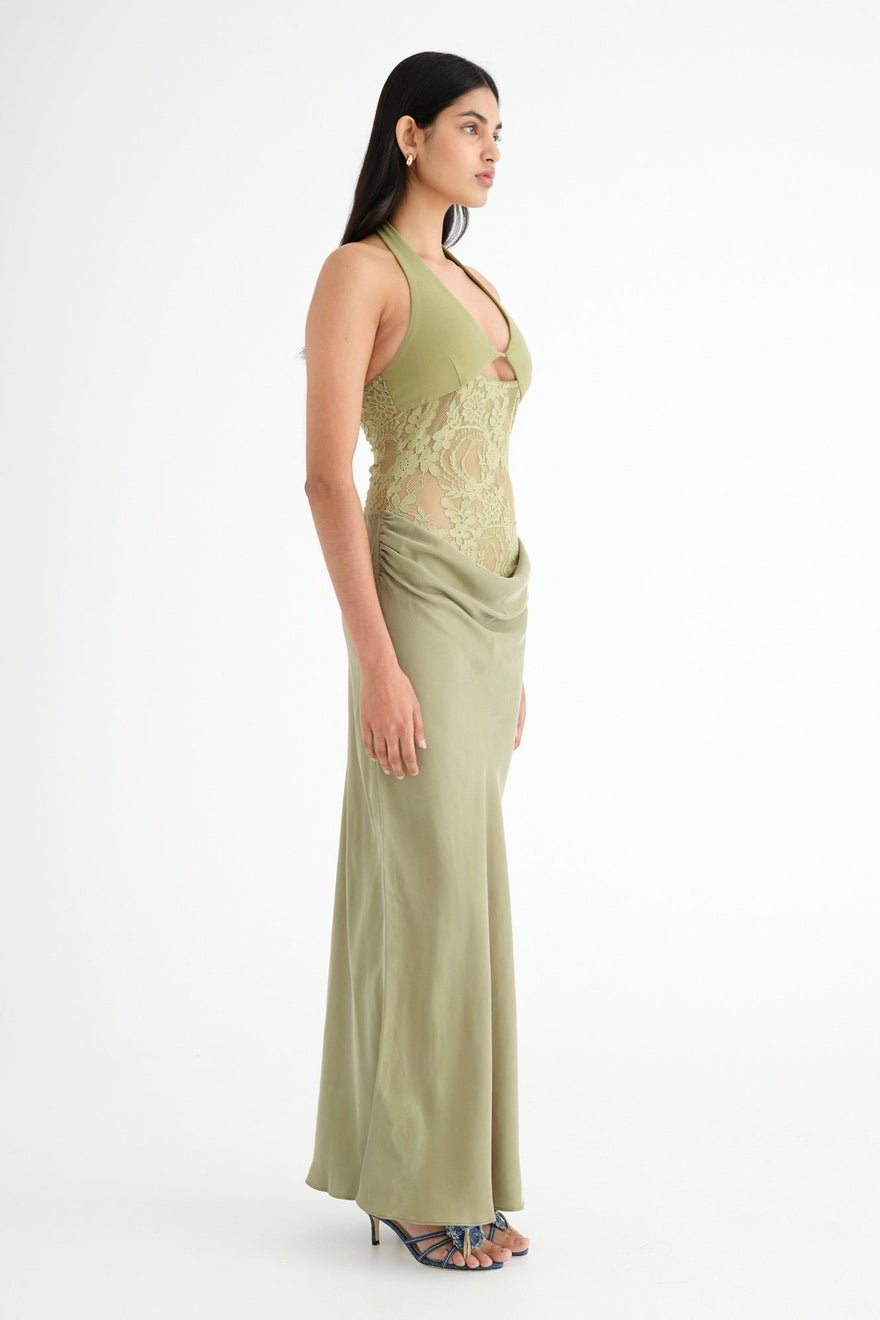 Benni Miko Maxi Dress - Pear photo 3