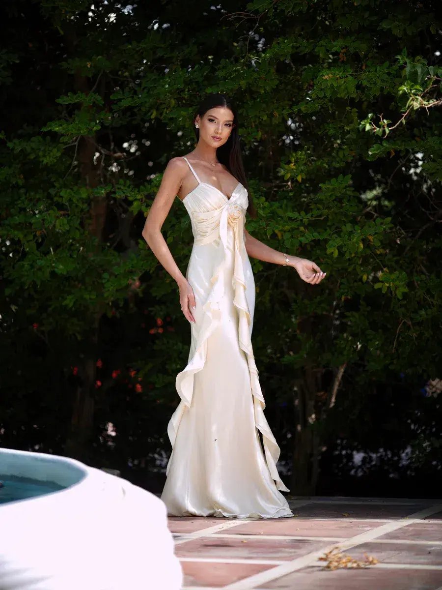 Love by Aisha Lilibeth Dress In Cream Size S / AU 8 photo 2