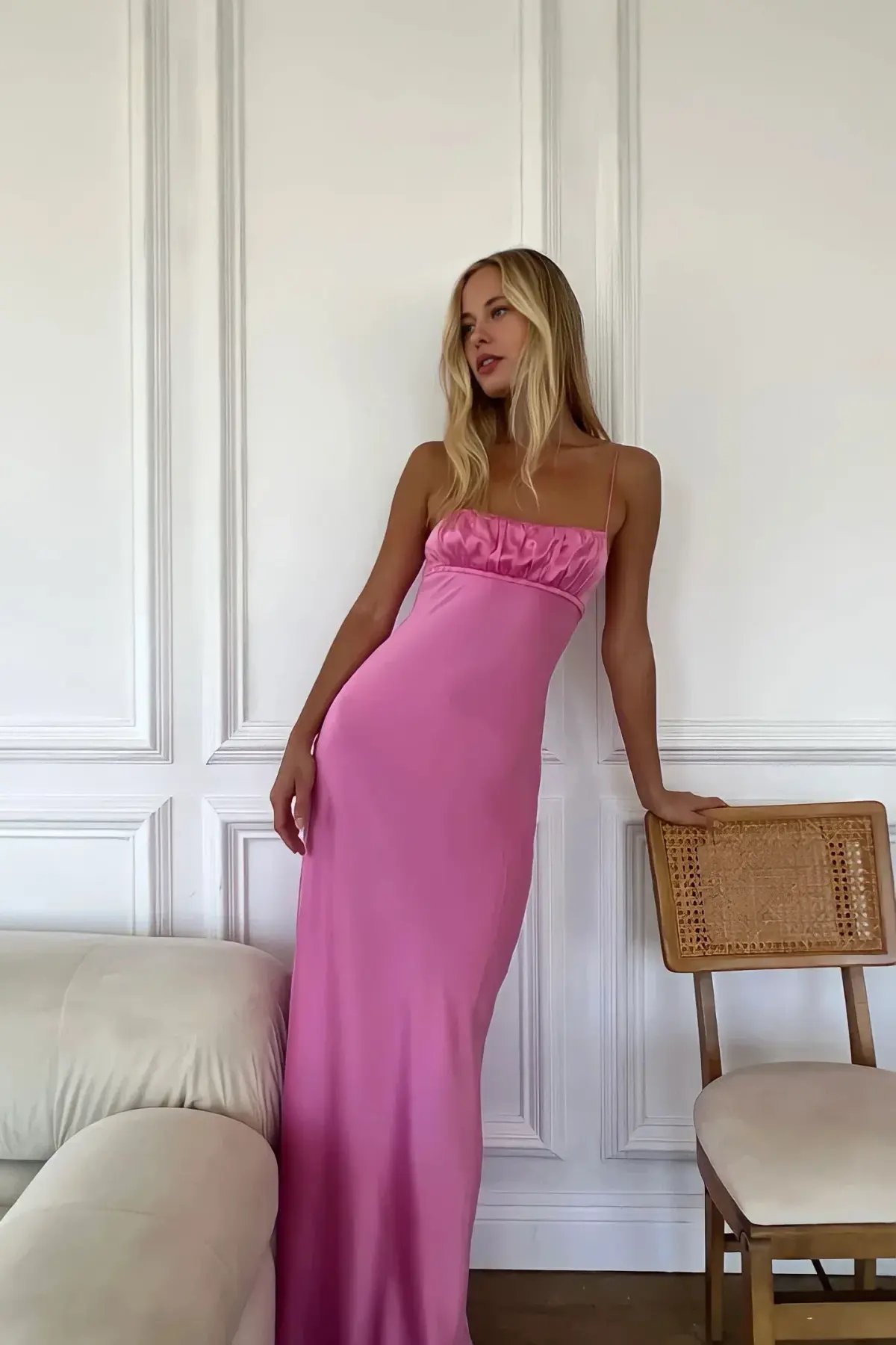 Bec & Bridge Amber Gown Pink Size 10 photo 3