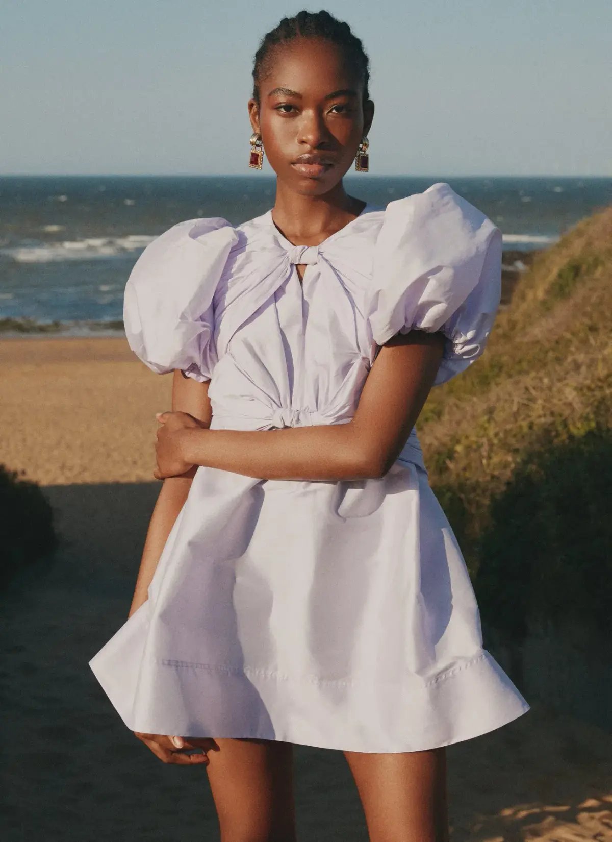 Lovaan Iris Dress Lilac Size 12 photo 2