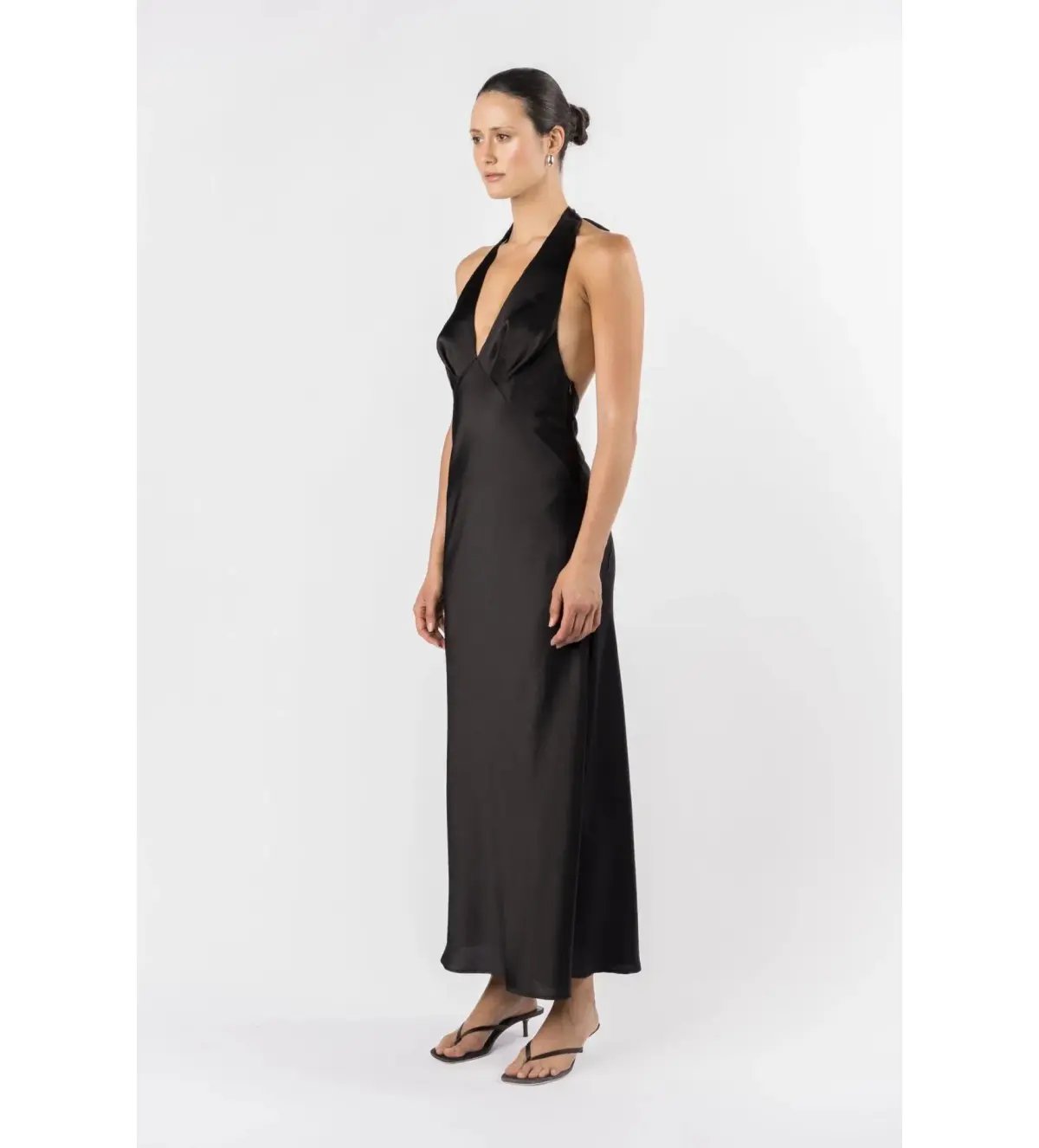 One Fell Swoop Cloe' Maxi Dress Obsidian Size AU 8 photo 3