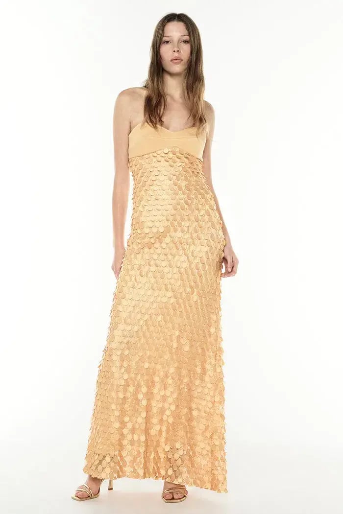 Manning Cartell Supreme Extreme Balconette Maxi  Dress Honeycomb Size 8 photo 2