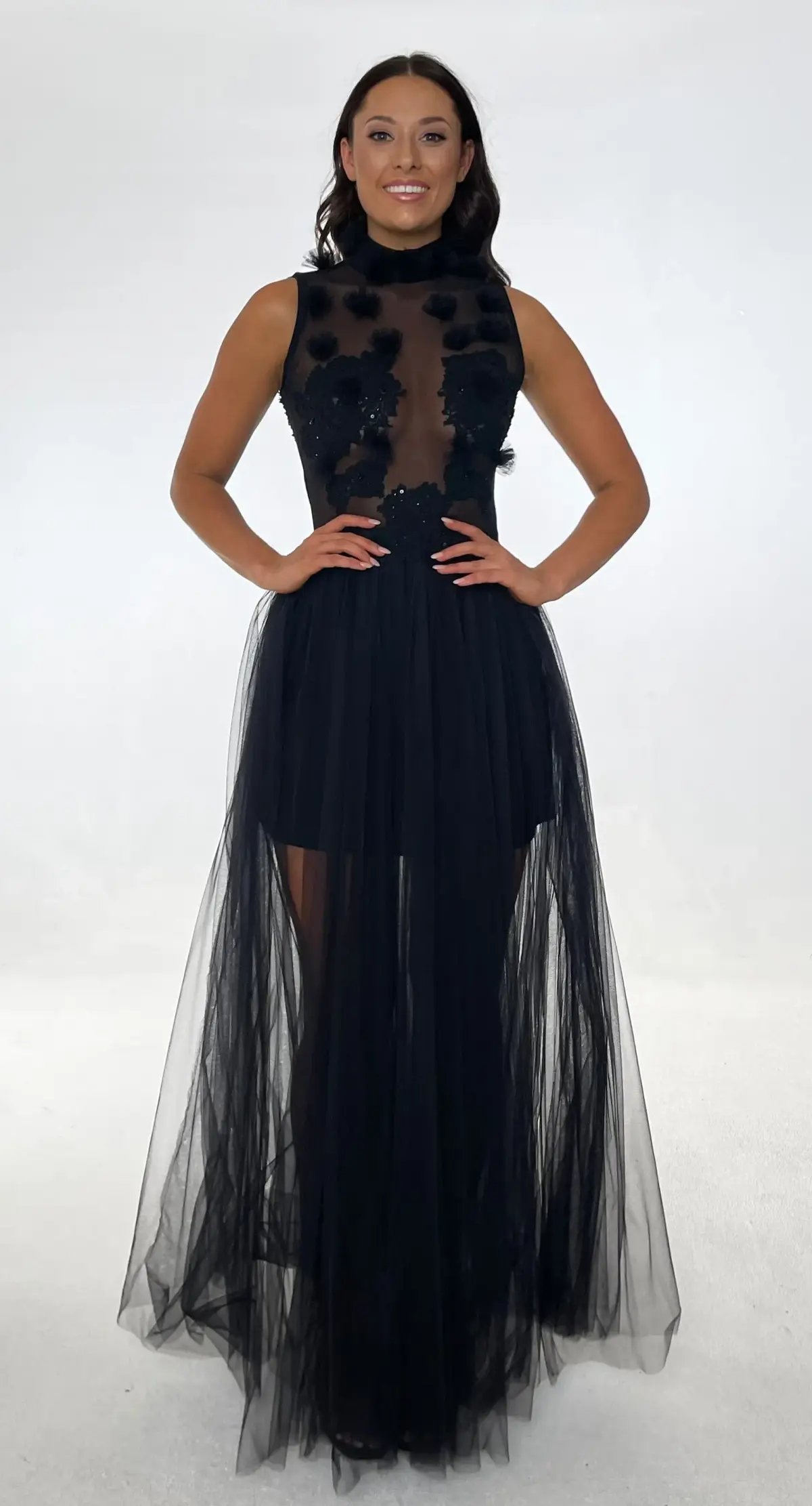 Jonte Dreamer Gown Black Size 6 photo 2