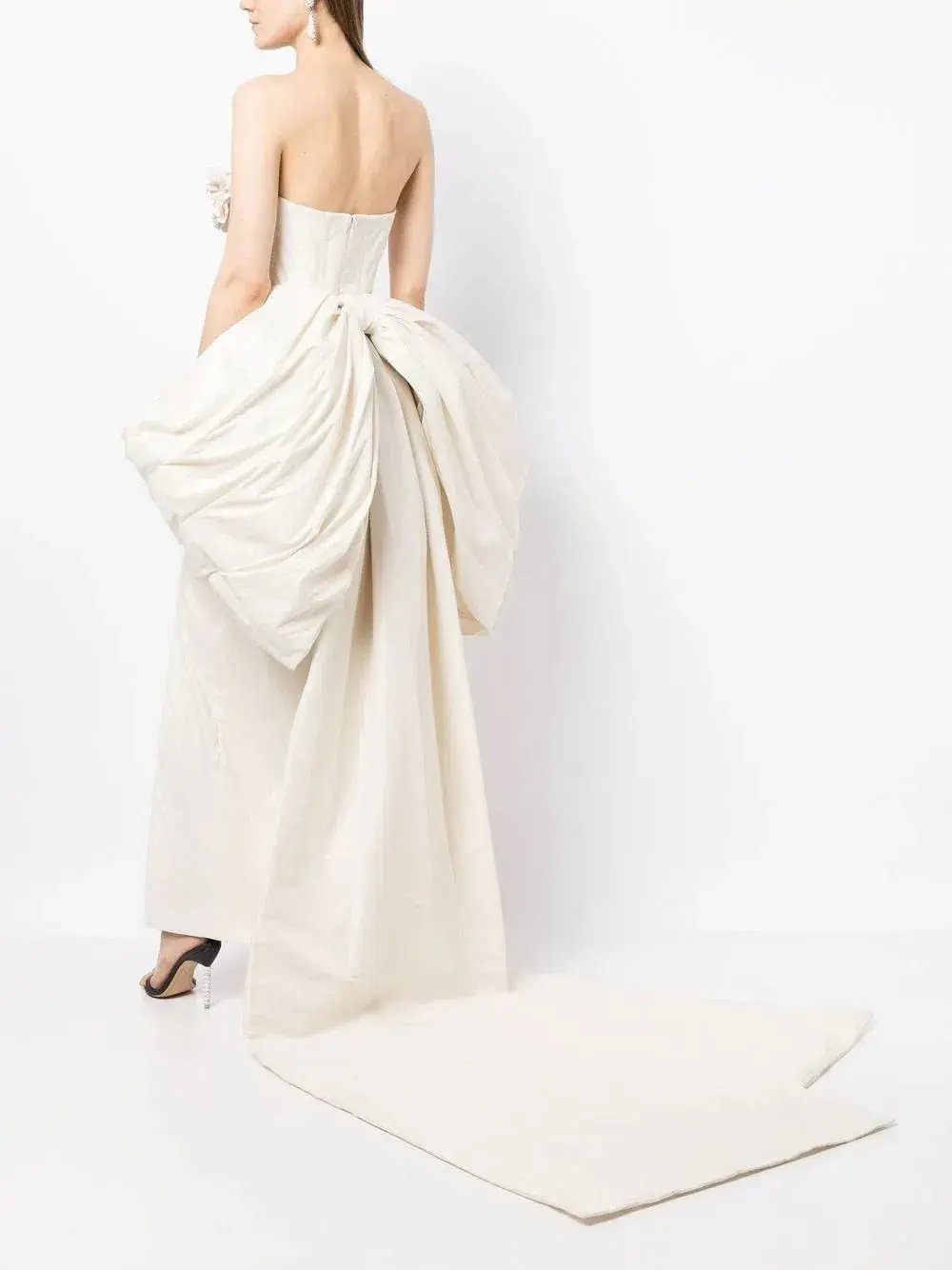 Rachel Gilbert Romy Gown Cream Size 10 photo 3