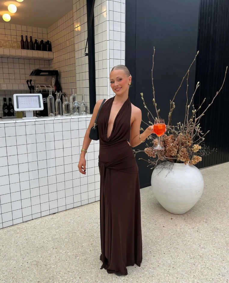 La Marie Nadia Gown Brown photo 4