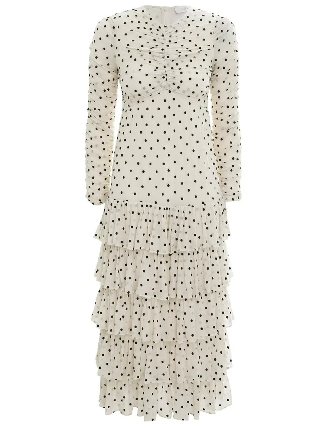 Zimmermann Concert Drawn Midi Dress Print Size 1 / Au 10 photo 2
