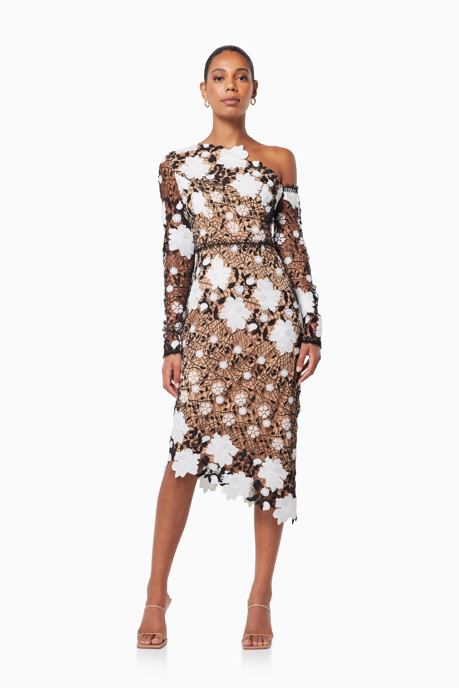 ELLIATT PATIOS DRESS - BLACK/WHITE photo 8