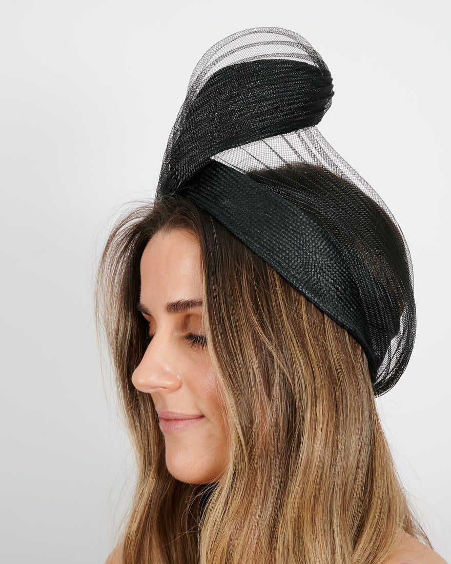 Millinery Jill Mini Sweep - Black photo 3