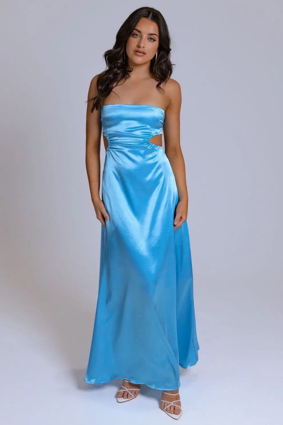 Lane + Sass Luna Dress Blue Size M/ AU 8 photo 2