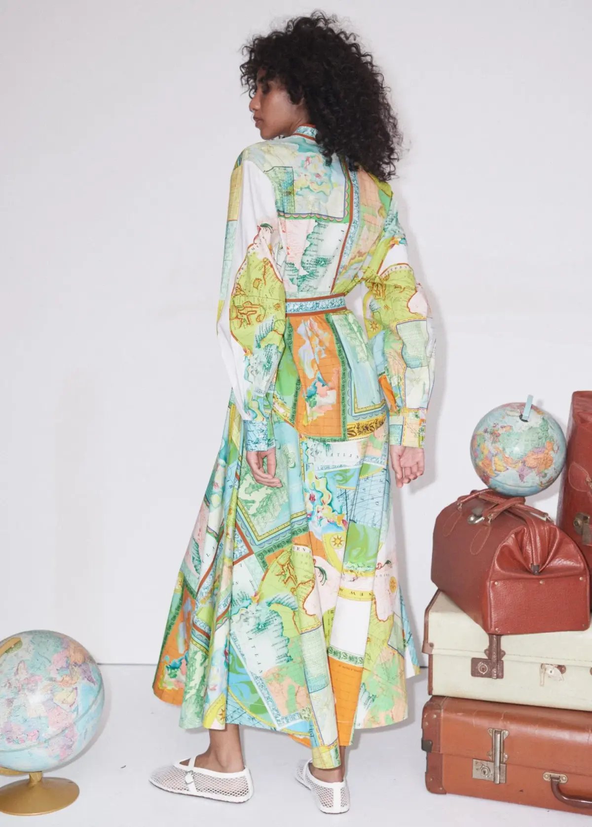 Alémais Atlas Midi Shirtdress Multi Size 10 photo 3
