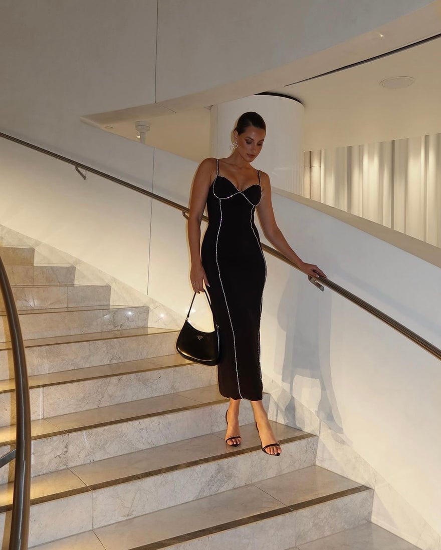 By Johnny Femmina Diamond Pipe Midi Dress photo 2
