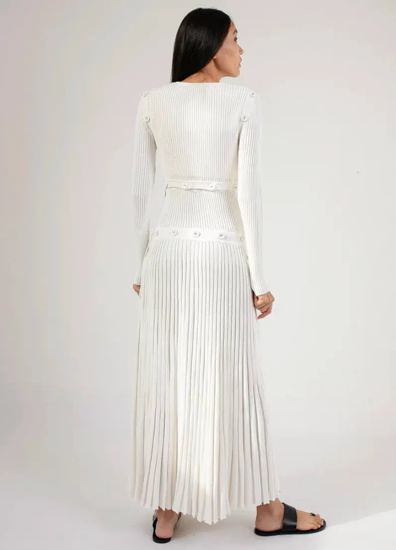 Christopher Esber Deconstruct Dress White photo 5