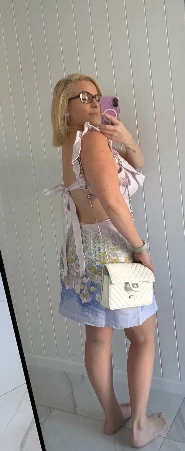 Zimmermann Floral Print Linen Mini Dress Size 3 / AU 14 photo 4